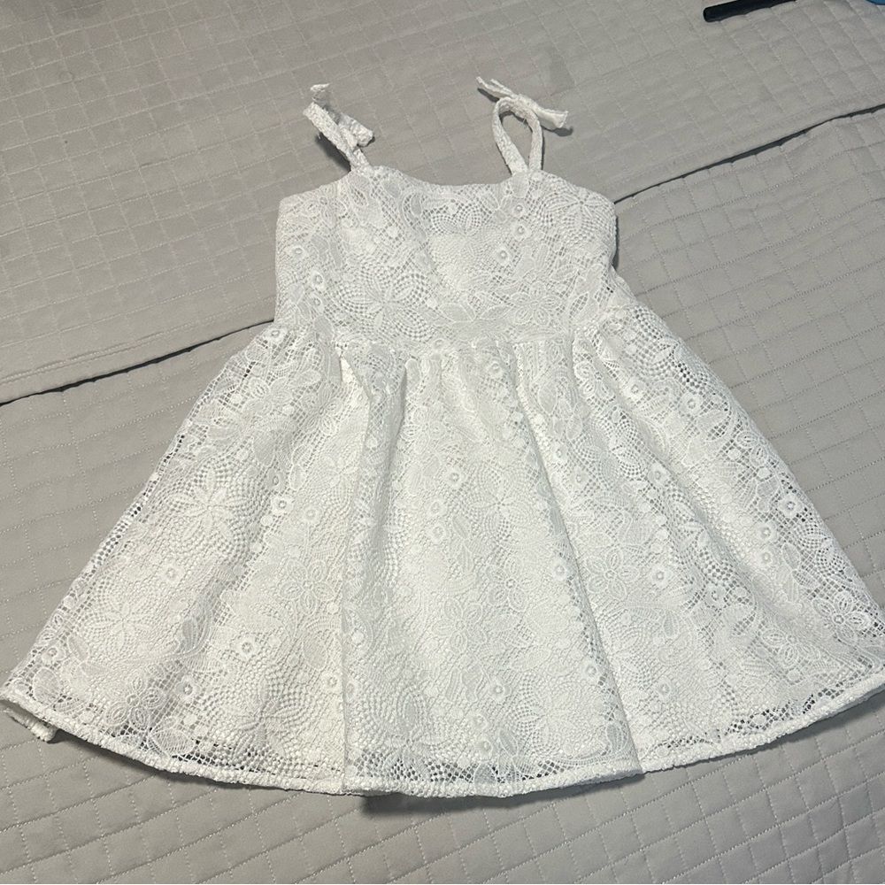 Janie and Jack Ivory Lace Dress